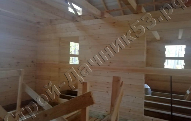 4 Брусовой дом П-19 11×9, 180 м², Ленинградская область, Выборгский район, Посёлок Краснофлотское (4)